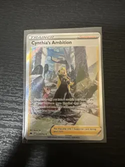 Pokemon TCG Cynthia's Ambition GG60/GG70 Crown Zenith: Galarian Gallery NM/M - Image 1