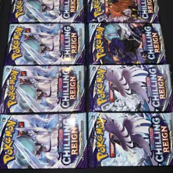 Pokemon Chilling Reign 10 x Booster Pack Lot New/Sealed US SELLER - Image 3