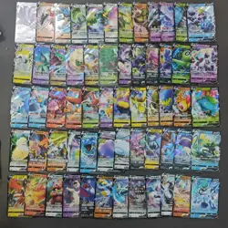 Pokemon TCG Chinese RR V Holo Venusaur Inteleon Ice Rider Calyrex 60*Lot FM - Image 1