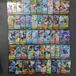 Pokemon TCG S-Chinese RR V Holo Gengar Rayquaza Shadow Rider Calyrex 50*Lot FM - Image 1