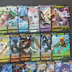 Pokemon TCG S-Chinese RR V Holo Gengar Rayquaza Shadow Rider Calyrex 50*Lot FM - Image 3