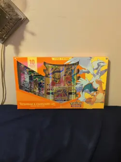 Pokemon Reshiram And Charizard GX Premium Collection Sealed Box Sword And Shield - Image 1