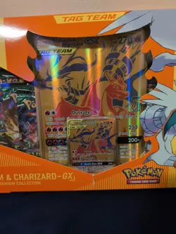 Pokemon Reshiram And Charizard GX Premium Collection Sealed Box Sword And Shield - Image 4