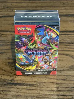 Pokemon Mega Evolution Phantasmal Flames Booster Bundle Sealed - Image 1