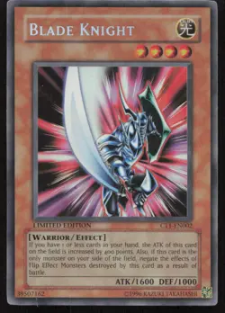 Yu-Gi-Oh TCG 2004 Collectors Tin #CT1-EN002 Blade Knight Secret Rare - Image 1