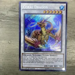 *** CORAL DRAGON *** 1ST EDITION SECRET RARE MINT/NM TDIL-EN051 YUGIOH! - Image 1