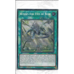 Wishes for Eyes of Blue Yu-Gi-Oh! SDWD-EN042 1st Secret Rare - Image 1