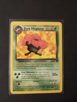 Dark Vileplume - #30/82 - Team Rocket Set - Rare - Pokemon Card - WOTC 2000 - Image 1