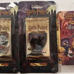 Harry Potter Trading Card Game Starter Kit Sealed W/ 2sets Booster Cards - Image 3