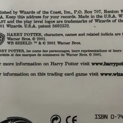 Harry Potter Trading Card Game Starter Kit Sealed W/ 2sets Booster Cards - Image 5