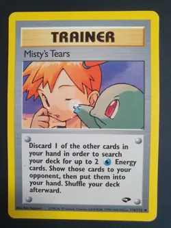 Misty's Tears 118/132 Trainer - Gym Challenge - Pokemon Card - Lightly Played - Image 1