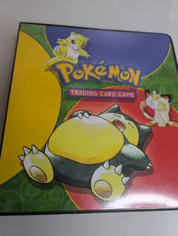 Vintage 1999 Pokemon Trading Card Wizards of the Coast Ultra Pro 3-Ring Binder - Image 1