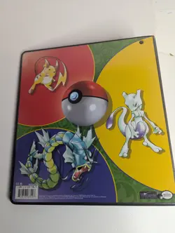 Vintage 1999 Pokemon Trading Card Wizards of the Coast Ultra Pro 3-Ring Binder - Image 5