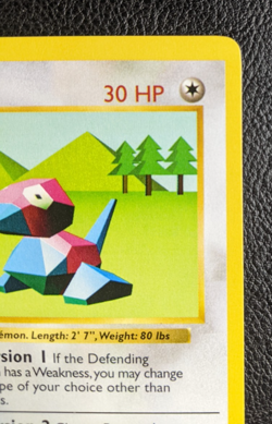 Pokemon Porygon Shadowless Base Set 39/102 Uncommon card - Pack fresh - Image 3