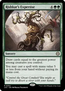 ~ Rishkar's Expertise ~ NM ~ Commander: The Lost Caverns of Ixalan ~ MTG ~ - Image 1