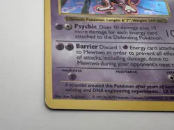 Mewtwo - Shadowless Base Set Holo 10/102 - Vintage WOTC 1999 Pokemon Card - Image 3