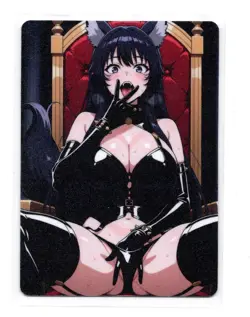 DUAL Goth Delta (Eminence in Shadow) Lewd Hentai Anime Waifu Card ACG NSFW - Image 2