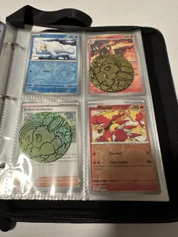 Pokemon Cards, Binder, Tins, and Promo Coins Lot - Image 4