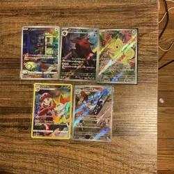 Pokemon TCG Art Rare 5 Card Lot #2 NM Zoroark 141/086 White Flare Black Bolt - Image 1