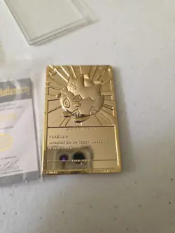 Pokemon Togepi Trading Card 23K Gold-Plated W/Certificate Of Authenticity - Image 3