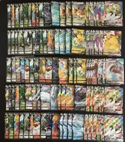 100 Lot Pokemon TCG Chinese Card RR RRR VMAX Umbreon Pikachu Eevee A32 SQ - Image 1