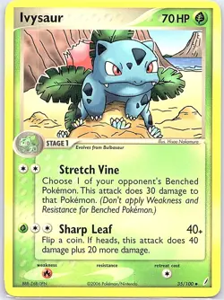Ivysaur 35/100 Non Holo Crystal Guardians - Pokemon Card - NM - Image 1