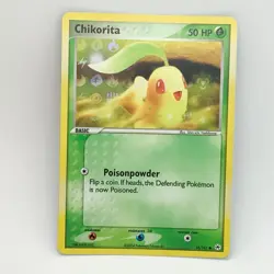 Chikorita 55/101 - Holo - EX Hidden Legends - Pokemon Card - EXC - Image 1