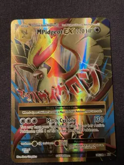 Pokemon XY Evolutions 2016 M Pidgeot EX Full Art Holo Ultra Rare Card 105/108 - Image 1