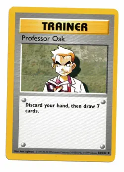 Pokemon Card: Professor Oak 88/102 Base Set Shadowless Rare! EXC - Image 1