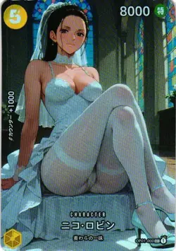 NICO ROBIN ONE PIECE Holographic Custom Art Goddess Story Anime Collectible Card - Image 1