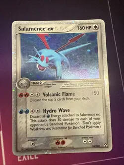 Salamence ex 🐉 EX Power Keepers 96/108 Holo Rare EX Vintage Pokemon Card MP - Image 1