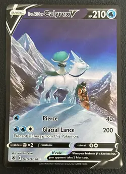 Ice Rider Calyrex V TG14/TG30 Astral Radiance Trainer Gallery Pokemon Card NM - Image 1