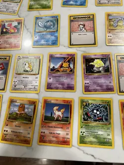 Rare Spanish Base Set Pokemon Cards - All NM/LP - 6 Rare, 75 Cards Total - Image 1
