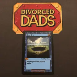 Divorced Dads Court of Chaos - Bald Spot - Discontinued card - Image 1