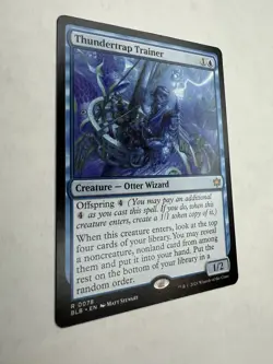 Thundertrap Trainer Bloomburrow Regular 78 Blue Rare NM Condition - Image 2