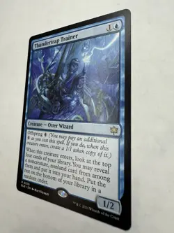 Thundertrap Trainer Bloomburrow Regular 78 Blue Rare NM Condition - Image 3