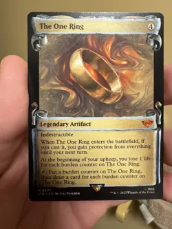 Mtg The One Ring Scroll Showcase Nm! Non Foil - Image 1
