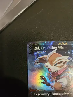 Ral, Crackling Wit (Borderless) (Raised Foil) #353 - Bloomburrow MTG - Image 5