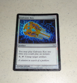 ~Galvanic Key FOIL x1 ~LP-MP~ Mirrodin Magic the Gathering MTG~ - Image 1