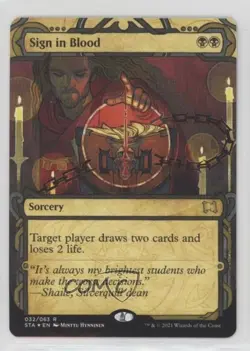 Sign in Blood Foil Magic: Strixhaven Mystical Archive STA #032 - Image 1