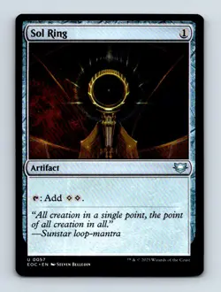 #57 2025 Edge of Eternities Commander Sol Ring Uncommon - Image 1
