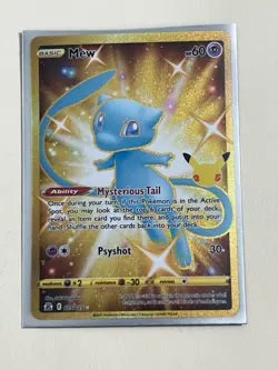 Pokemon Card Mew 025/025 Celebrations 25th Anniversary Near Mint - Image 3