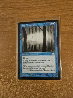 MAGIC THE GATHERING WEATHERLIGHT FOG ELEMENTAL LIGHTLY PLAYED - Image 1