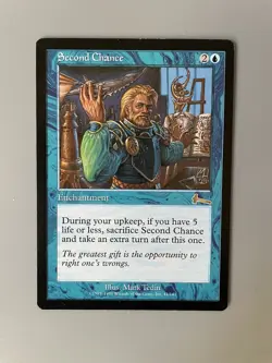 MTG -Second Chance - Urza’s Legacy -Rare - NM - Image 1