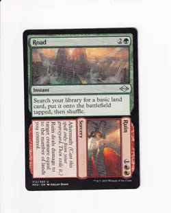 2021 MTG MAGIC THE GATHERING MODERN HORIZONS 2 MH2 ROAD / RUIN (PAP) - Image 1