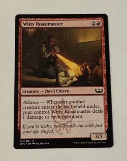 MTG Witty Roastmaster - Streets of New Capenna LP - Image 1