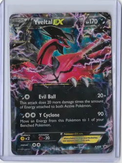 Pokemon Yveltal-EX (XY08/211) XY Black Star Promos LP HOLO - Image 1