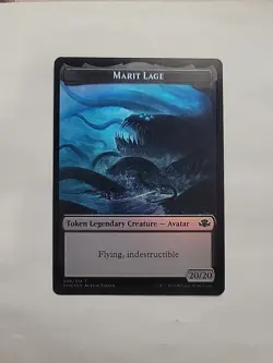 MTG - Marit Lage/ Elephant Token Foil DMR #004 - Image 1