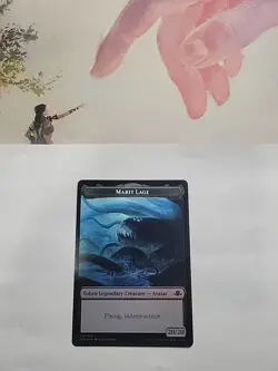 MTG - Marit Lage/ Elephant Token Foil DMR #004 - Image 2