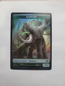 MTG - Marit Lage/ Elephant Token Foil DMR #004 - Image 3